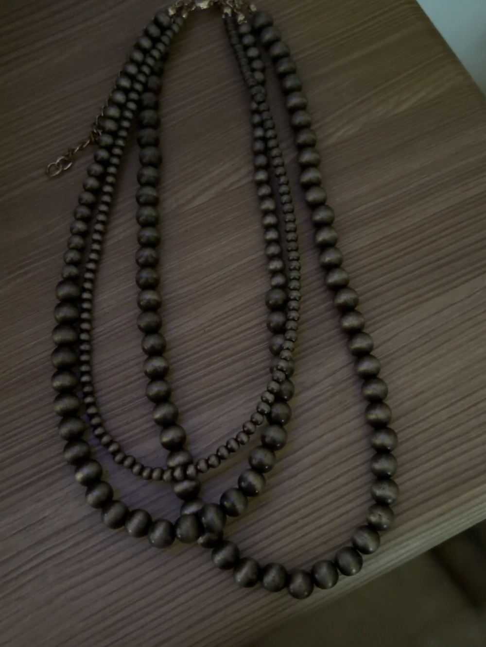 Layered Black Beaded Necklace - Women Jewelry
